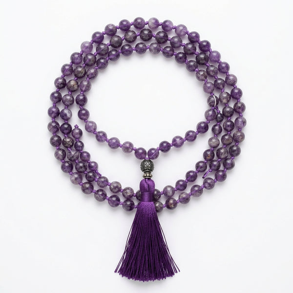 108 Bead Amethyst Mala
