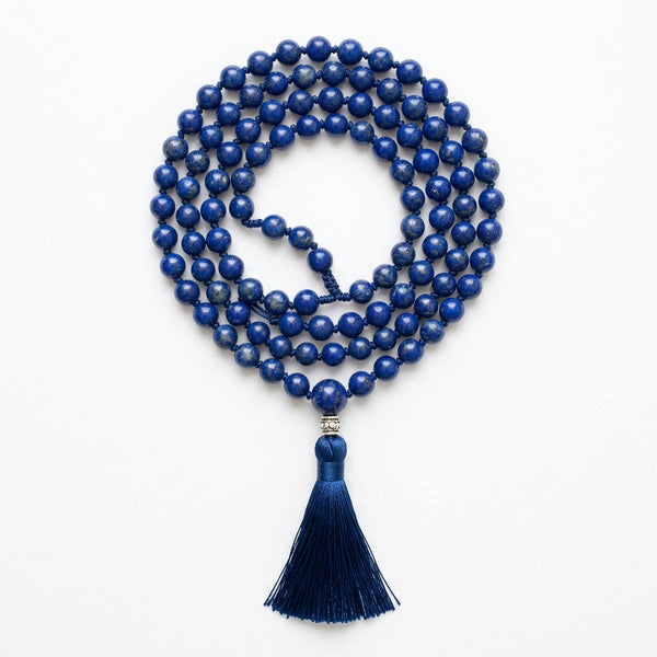 108 Bead Lapis Lazuli Mala