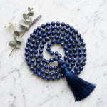 108 Bead Lapis Lazuli Mala