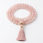 108 Bead Rose Quartz Mala
