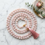 108 Bead Rose Quartz Mala