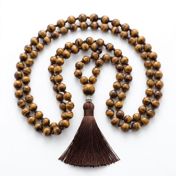 108 Bead Tiger's Eye Mala