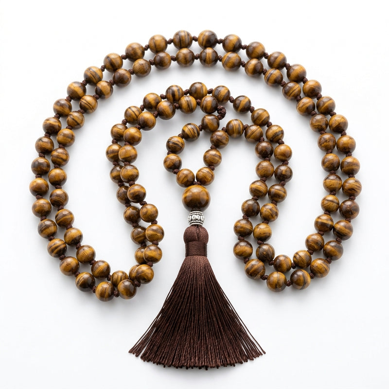 108 Bead Tiger's Eye Mala
