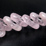 Rose quartz band ring, pale pink, 17 mm — VoxArcana
