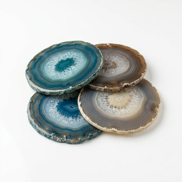 Agate Coaster Set (4 pieces)