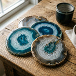 Agate Coaster Set (4 pieces)