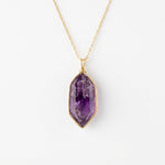 Amethyst Point Pendant Necklace