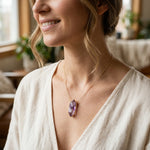 Amethyst Point Pendant Necklace