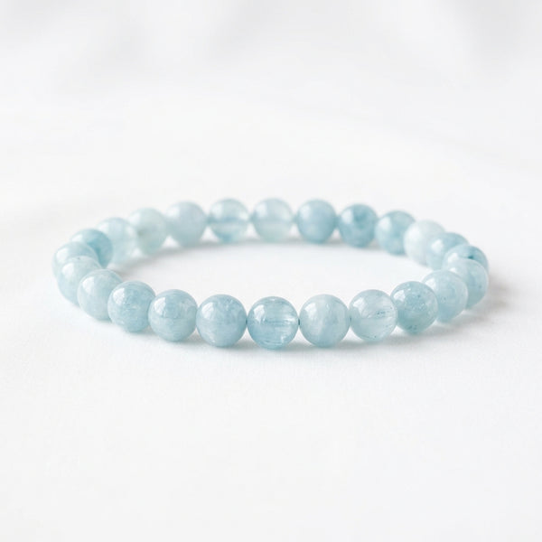 Aquamarine Beaded Bracelet