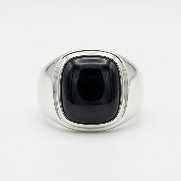 Black Onyx Signet Ring