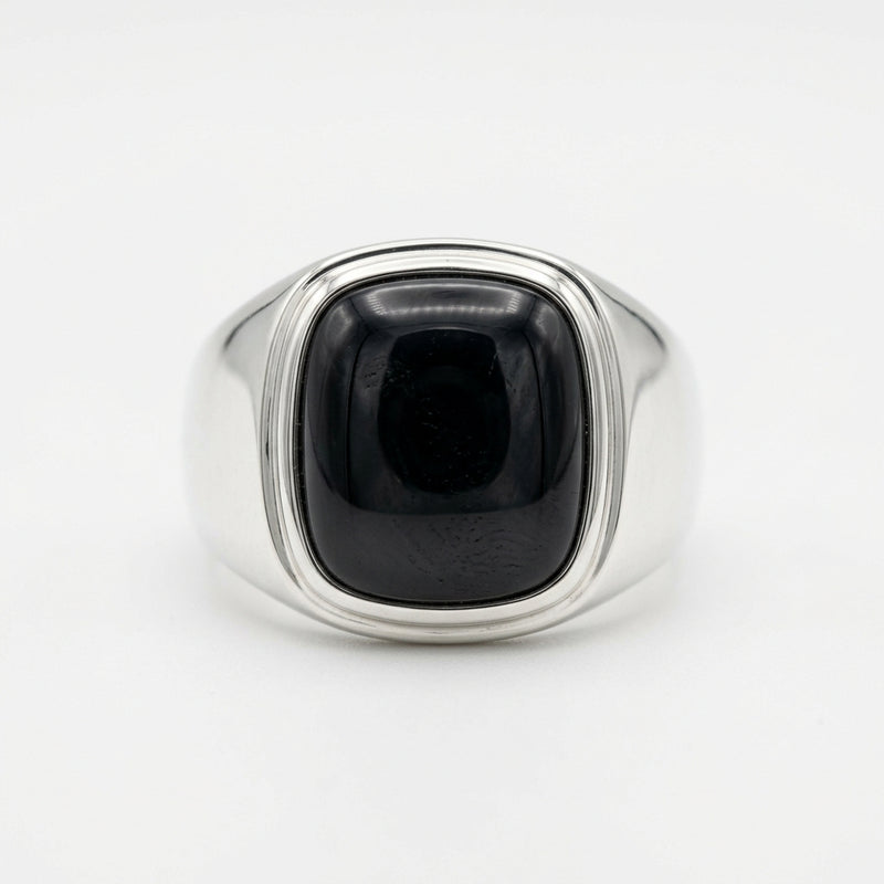 Black Onyx Signet Ring