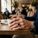 Black Onyx Signet Ring