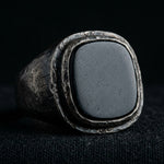 Black Onyx Signet Ring
