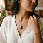 Lapis Lazuli Drop Pendant