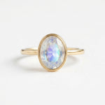 Moonstone Oval Ring