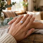 Moonstone Oval Ring