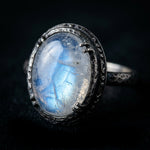 Moonstone Oval Ring