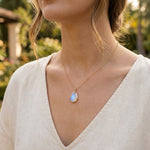 Moonstone Teardrop Pendant