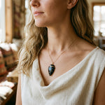 Obsidian Arrowhead Pendant
