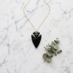 Obsidian Arrowhead Pendant