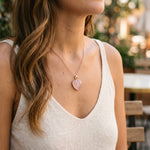 Rose Quartz Heart Pendant