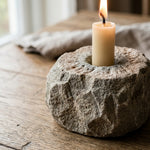 Stone Candle Holder