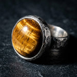 Tiger's Eye Dome Ring