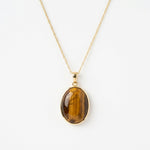 Tiger's Eye Oval Pendant